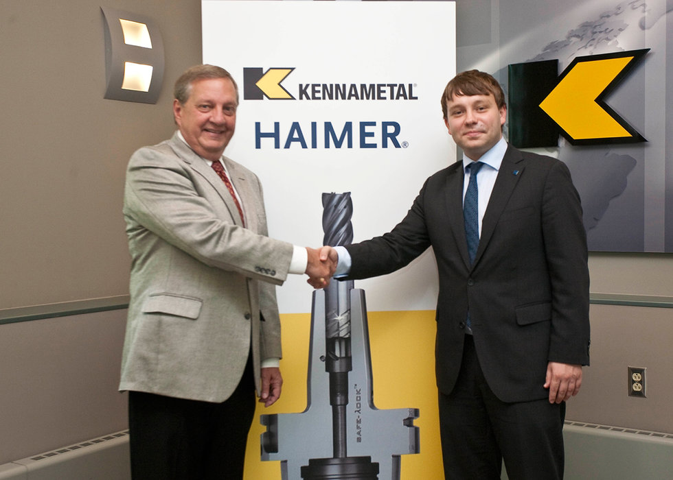 Kennametal社とHaimer社間で、ケナメタルの画期的なKM4Xスピンドルコネクションを供給する合意に署名